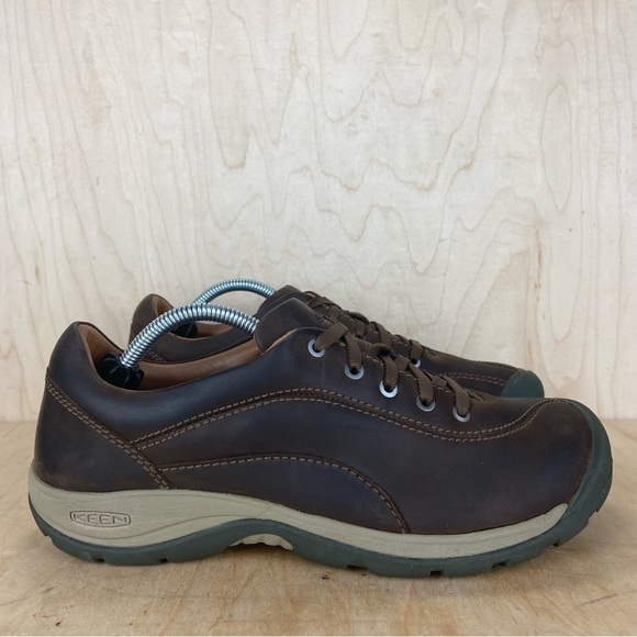 Keen Shoes Keen Presidio Ii Brown Leather Comfort Walking Hiking